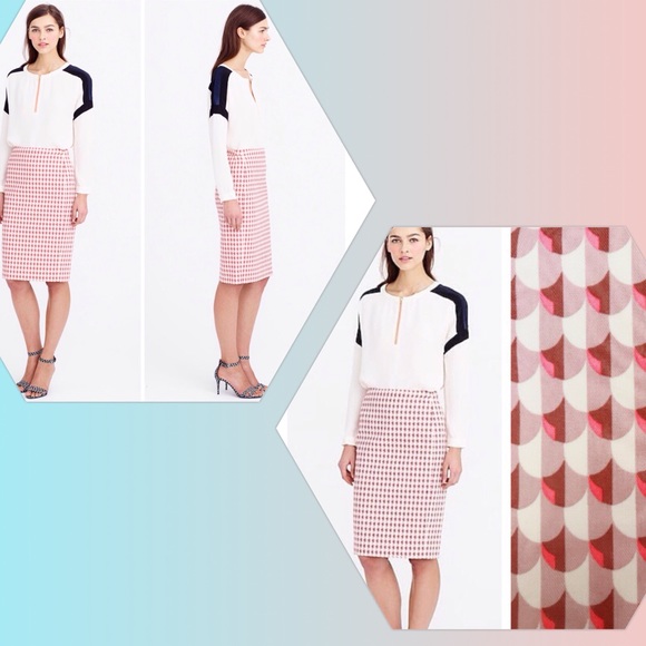 J. Crew Dresses & Skirts - 🎀J.crew Jet-set Geo Pencil Skirt(NWOT)